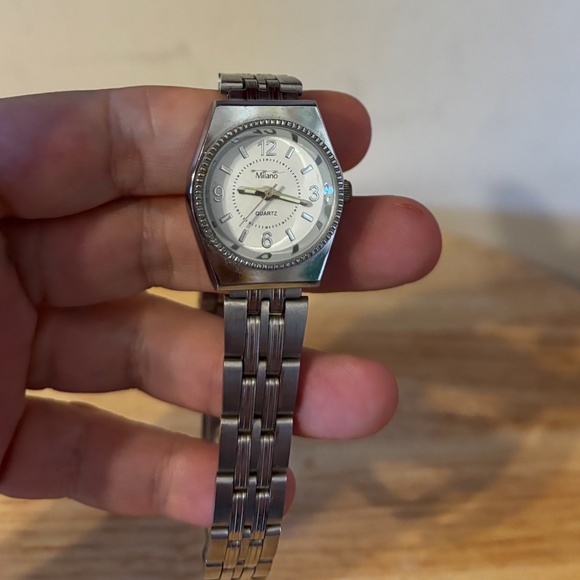 Milano Accessories - Vintage Milano quartz stainless steel wrist watch NWT